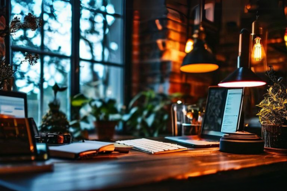 imagem marketing digital em home office