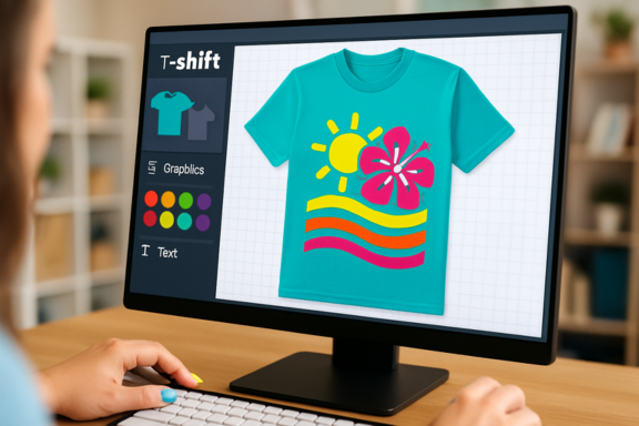 Imagem Renda passiva vendendo camisetas online
