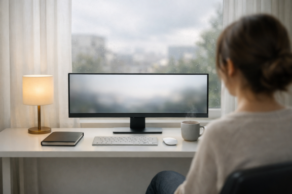 imagem Como Montar Um Setup Minimalista Para Home Office Sem Perder Conforto E Produtividade