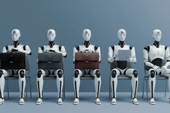 imagem Robôs Humanoides E Inteligência Artificial